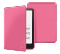 Tech-Protect e-lasītāja futrālis Kindle Paperwhite/Colorsoft/Signature Edition, aveņu rozā krāsā