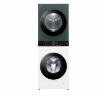 Veļas mazgājamā‑žāvētāja LG WT1210EGF brīvi stāvoša ar priekšējo iekrādi, 22 kg, 1400 apgr./min, zaļi/balta
