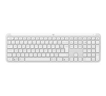 Logitech K950 Signature Slim tastatūra Office RF Wireless Bluetooth AZERTY franču balta