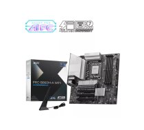 Mātesplate MSI PRO B860M-A WIFI — Intel B860, LGA 1851, micro ATX, DDR5, 4 DIMM, Wi‑Fi, 5Gb LAN, 3×M.2, HDMI 2.1
