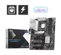 Mātesplate MSI PRO B860-P — Intel B860, LGA 1851, ATX, DDR5, 4 DIMM, 3×M.2, 5Gb LAN, HDMI 2.1