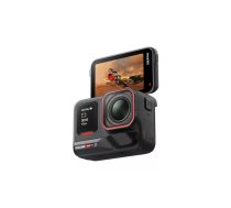 Action sporta kamera Insta360 Ace Pro 2 — 50 MP, 8K Ultra HD (7680×3272), 1/1.3" sensors, līdz 240 kadri/s, iebūvēts displejs, Wi‑Fi, MicroSD, 177.7 g, melna