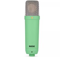 Studijas kondensatora mikrofons RØDE NT1 Signature Green — kardioīds, 20–20000 Hz, XLR, maksimālais SPL 142 dB
