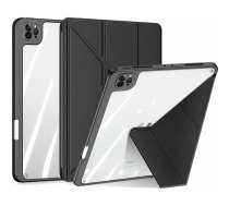 Dux Ducis Magi apvalks planšetdatoram iPad Pro 11'' 2021 / 2020 / 2018 / iPad Air (4. paaudzes) ar statīvu un Apple Pencil uzglabāšanas vietu, melns