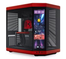 Datora korpuss HYTE Y70 Touch Infinite Midi Tower melns, ķiršu krāsas