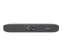 POLY Studio R30 USB Video Bar 4K Ultra HD 5x Digitālā Tuvināšana Pelēks
