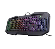 Trust GXT 830-RW Avonn tastatūra Speļu USB QWERTY Melns