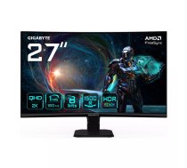 Monitors GIGABYTE GS27QCA 27" QHD izliekts LED 2560 x 1440