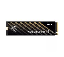 SSD M.2 NVMe MSI SPATIUM M470 PRO 1 TB — PCIe 4.0, 3D NAND, 6000/5000 MB/s, 950k IOPS, TBW 640