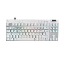 Logitech G PRO X TKL RAPID Tastatūra Gaming USB QWERTY Dāņu Somu Norvēģu Zviedru Balta