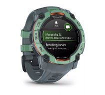 Viedpulkstenis GARMIN Instinct 3 AMOLED — 50 mm korpuss, AMOLED 1.3", GPS/GLONASS/Galileo, 10 ATM, akumulators 24 dienas