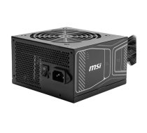 Barošanas bloks MSI MAG A850GN 850 W ATX 20+4 pin, 80 PLUS Gold, ne‑modulārs, ventilators 120 mm, melns