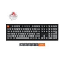 Keychron K10 Max QMK tastatūra Universāla USB RF Bezvadu Bluetooth Melna