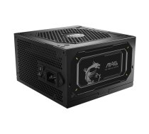 Barošanas bloks MSI MAG A750GL PCIE5 II 750 W, ATX, 80 PLUS Gold, pilnībā modulārs, 120 mm ventilators, 24 kontaktu ATX, 62 A uz +12V