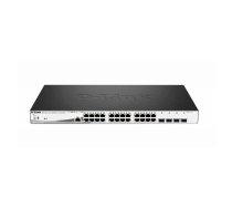 D-Link DGS-1210-28MP/E tīkla pārslēgs Vadīts L2 Gigabit Ethernet (10/100/1000) Power over Ethernet (PoE) 1U Melns, Pelēks