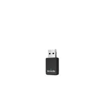 USB Wi‑Fi 6 adapters TENDA U11 — divjoslu 2.4/5 GHz, 600 Mbit/s, USB, melns