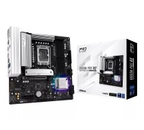 Mātesplate ASROCK B860M Pro RS — Intel B860, LGA 1851, micro ATX, DDR5, 4× DIMM, 2.5Gb LAN, 1×PCIe5 x16