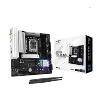Mātesplate ASRock B860M Pro RS WiFi — Intel B860, LGA 1851, micro ATX, DDR5, 4 DIMM, 3x M.2, 2.5Gb LAN, Wi‑Fi, Bluetooth