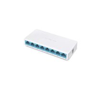 Mercusys MS108 tīkla pārslēgs Nepārvaldīts Fast Ethernet (10/100) Balts