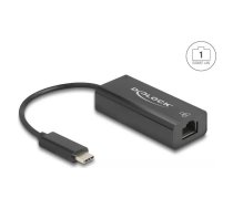Ethernet adapteris DELOCK USB 2.0 Type-C uz 10/100 Mbps LAN modelis 64306