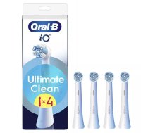 Suku uzgaļi BRAUN Oral‑B iO UltimateClean, komplekts 4 gab., balti, pieaugušajiem