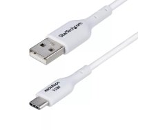 USB-A uz USB-C uzlādes kabelis StarTech.com USB2AC1MNCWHE 3A 1m