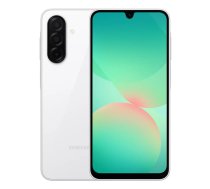 Viedtālrunis Samsung Galaxy A26 5G — 6.7" Super AMOLED, 128 GB, 6 GB RAM, 50 MP trīskameru, IP67, 5000 mAh (balts)