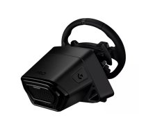 Stūres rats Logitech G G PRO Wheel — vadu savienojums USB, LED displejs, priekš PC un PlayStation, 305×290×200 mm, 7 kg, melns