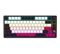 Mehāniskā spēļu tastatūra LORGAR KBP7075W — bezvadu, melna, sarkanie slēdži, EN izkārtojums