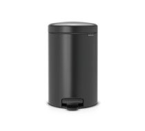 Atkritumu tvertne BRABANTIA NewIcon 12 l Confident Grey, kāju pedālis, tērauds