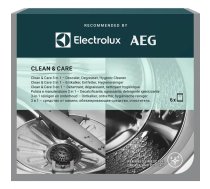 Atkaļķotājs un tīrītājs Electrolux M2GCP601 3in1 pulveris trauku mašīnām un veļas mašīnām, 6 gab. komplekts