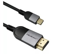 USB-C uz HDMI kabelis QOLTEC 50438 — 2 m, 4K 60Hz