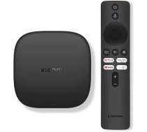 Xiaomi TV Box S 4K Ultra HD (Gen3/2025), WiFi 6 , 32GB, Google TV, Melns