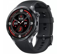 Viedpulkstenis ONEPLUS Watch 3 Obsidian Titanium — 46 mm nerūsējošā tērauda korpuss, AMOLED 1,5", GPS, IP68, 5 ATM, Snapdragon W5, 16 dienas