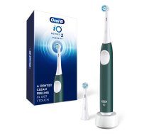 Elektriskā zobu suka Oral-B iO2 uzlādējama ar spiediena sensoru, zaļa