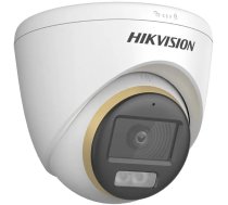 Kupola IP drošības kamera Hikvision DS-2CE72DF3T-LFS (ColorVu, 2.8 mm, 1920x1080) griestu montāžai, iekštelpās/ārā