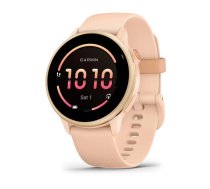 Viedpulkstenis GARMIN vívoactive 6 — 42 mm rozā, AMOLED 1.2", GPS, pulsa sensors, SpO2, 5 ATM, 8 GB