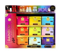 Display Mga Accessories Rainbow High Shoes, 27 gab. — dažādi apavu aksesuāri lellēm