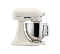 Stenda mikseris KITCHENAID Artisan 5KSM125 — 300 W, 4.8 L nerūsējošā tērauda bļoda, metāla korpuss, krēma