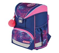 Skolas mugursoma Herlitz UltraLight Tropical Chill Rozā Violetā Poliesters