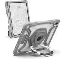 Aizsargvāks ar rokassiksnu un statīvu urban armor gear priekš Apple iPad 11 (2025) un iPad 10.9 (2022) — Plasma Healthcare, baltpelēks