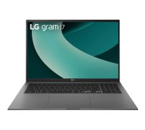Portatīvais dators LG Gram 17ZB90TL Copilot+ — 17" 2.5K (2560x1600), Intel Core Ultra 7 256V, 16 GB LPDDR5x, 1 TB SSD, Wi‑Fi 7, Windows 11 Pro, pelēks