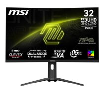 Monitors MSI MAG 321CUPDF 31.5" 4K Ultra HD LCD 3840 x 2160 pikseļi