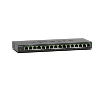 Neuzraudzīts slēdzis NETGEAR GS316 L2 Gigabit Ethernet 16 porti 32 Gbit/s