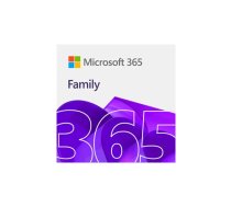 Office komplekts Microsoft Office 365 Family 1 licence 1 gads Daudzvalodu