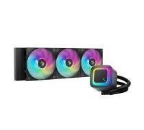 All-in-one šķidruma dzesētājs DeepCool LE360 V2 ar 3×120 mm ventilatoriem, Hydro Dynamic Bearing, melns, atbalsta LGA1150/1151/1155/1200/1700/AM4/AM5