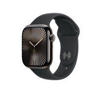 Viedpulkstenis Apple Watch Series 10 GPS + Cellular 42mm Slate Titanium Case Melns