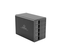 Cietā diska korpuss Renkforce RF-6647600 5 vietas USB 3.0 priekš 3.5" SATA HDD