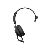 Austiņas-mikrofons Jabra Evolve2 40 SE vadu USB Type-C / USB-A, supraaurālas, galvas stīpa, 20–20000 Hz, 113 g, melnas