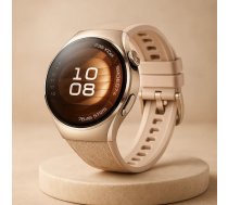 Viedpulkstenis HUAWEI WATCH 5 — 42 mm nerūsējošā tērauda korpuss, 1.38" (3.51 cm) AMOLED, GPS, 540 mAh, bēšs